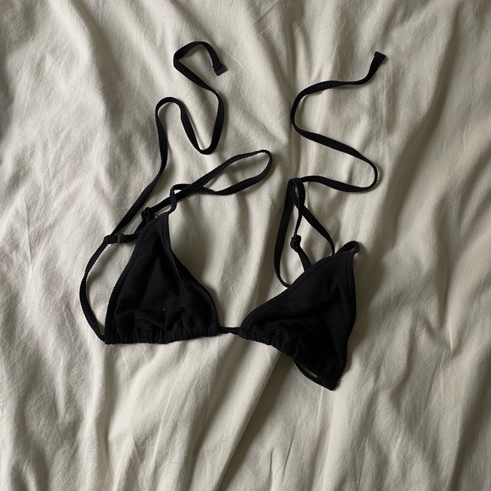 Zulu & Zephyr Black Triangle Bikini Top